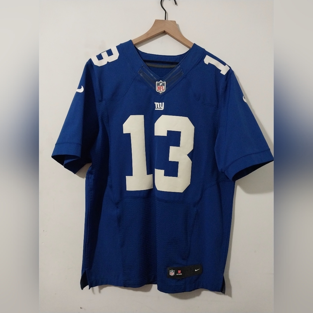 Nike Authentic Elite Ny Giants Odell Beckham Rookie Home Jersey Size 44